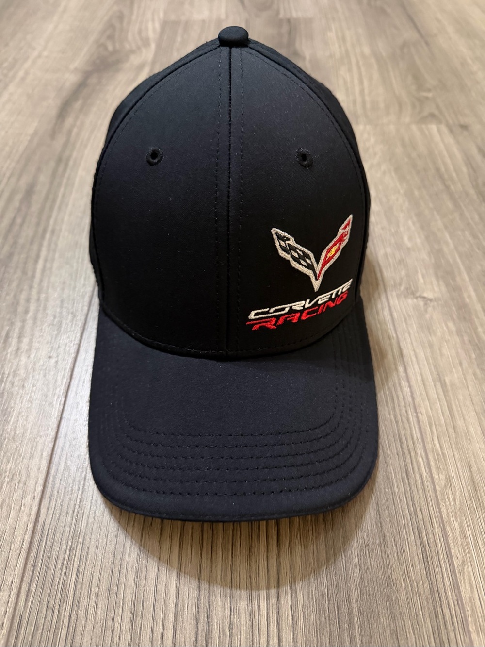 Corvette Racing Black Embroidered Performance Cap